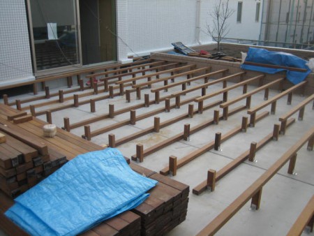 川崎市病院バルコニー